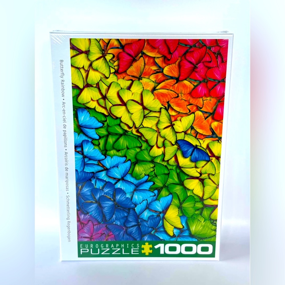 NEW Eurographics Butterfly Rainbow 1000pcs Jigsaw Puzzle
